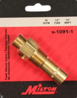 Milton 1091-1 1/2" MNPT Compressor Tank Check Valve