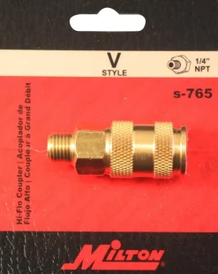Milton 765 HI-Flo V-Style 'A,M,V' 1/4