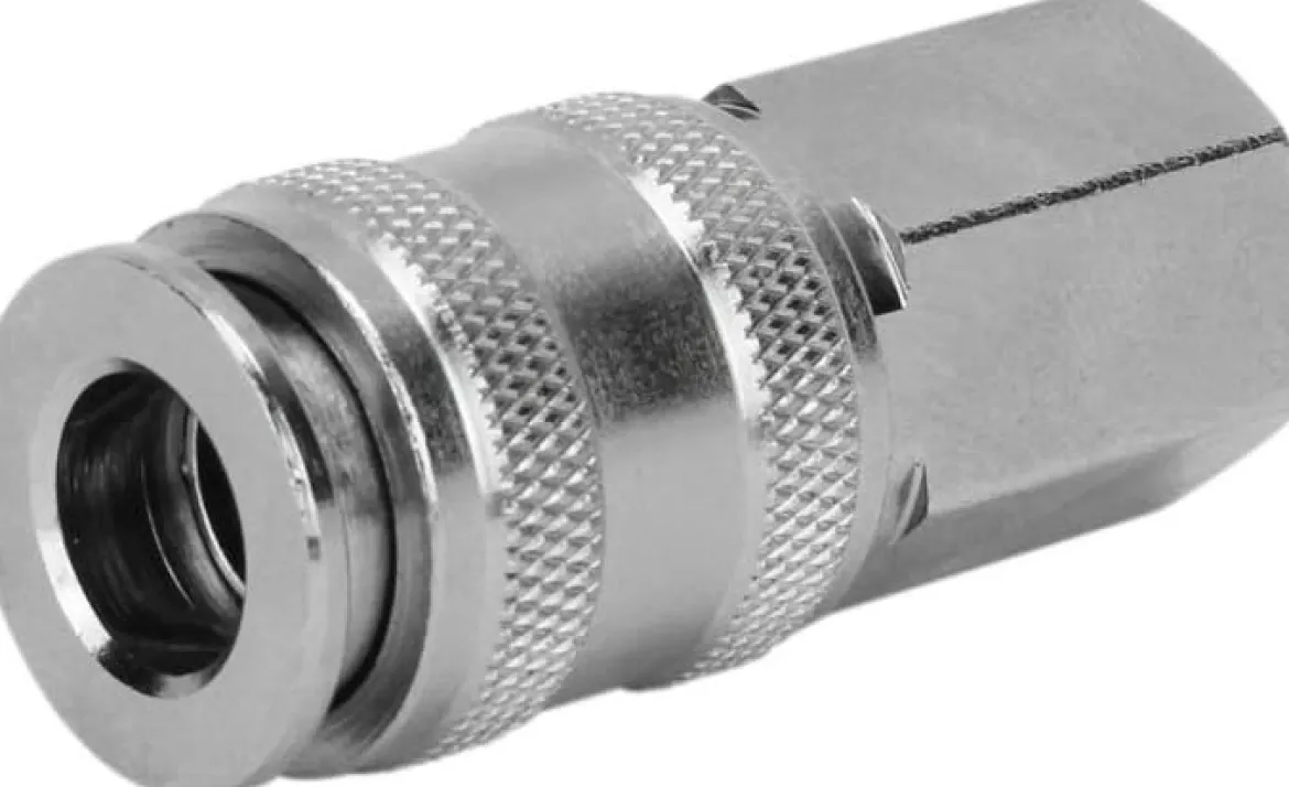 Milton 743 Universal Coupler, 1/4" body; 1/4" FNPT