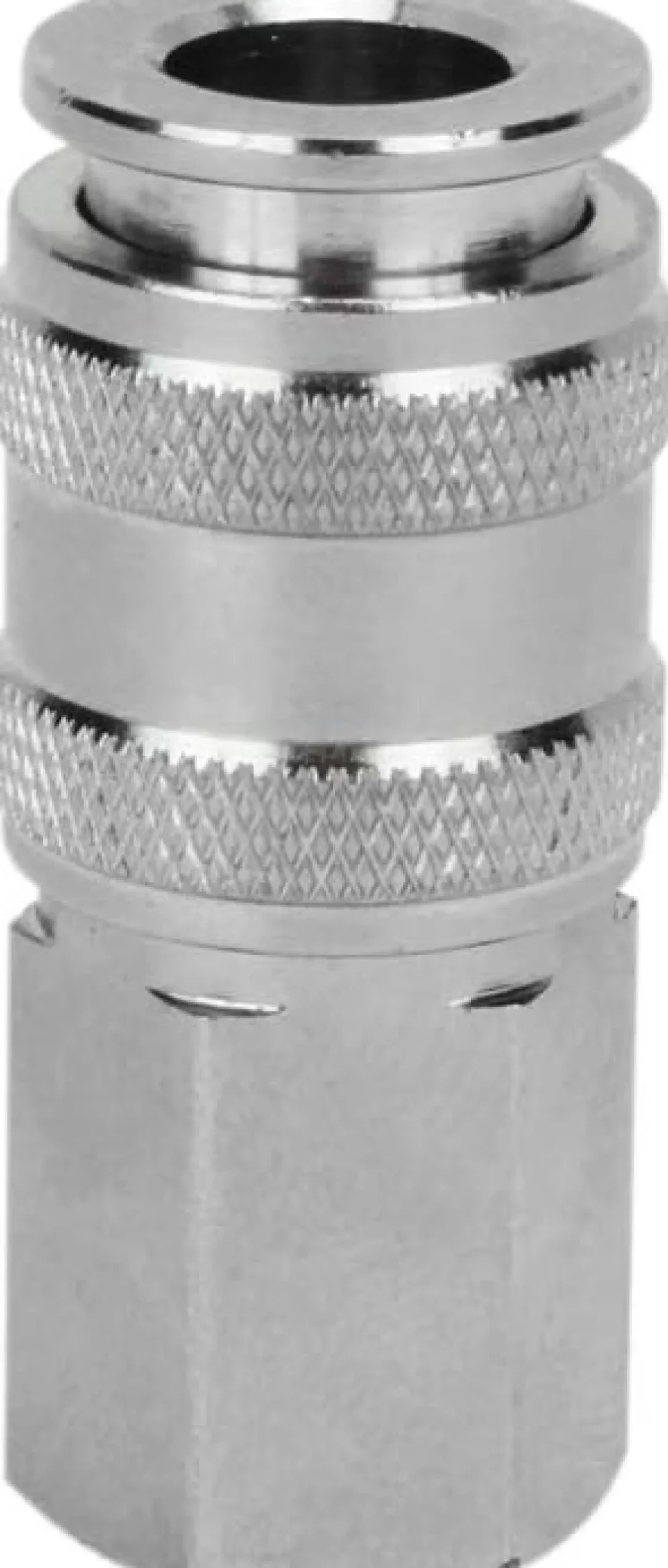 Milton 743 Universal Coupler, 1/4" body; 1/4" FNPT