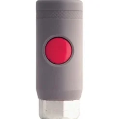 Milton Industries S-99705 1/4" FNPT M Style Safety Coupler, Red (S-99705)