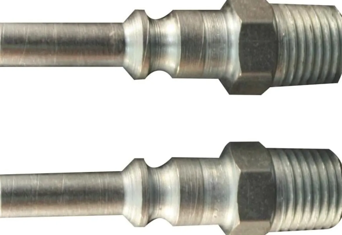 Milton S791 1/4" Male Plug L-Style, 2/cd