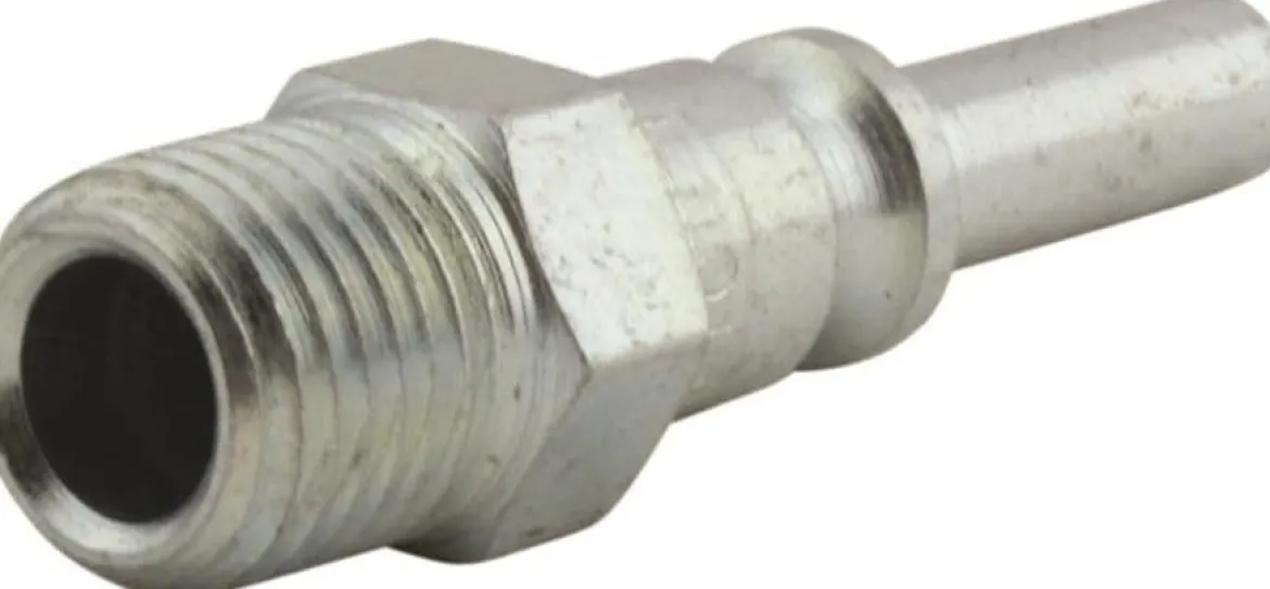 Milton S791 1/4" Male Plug L-Style, 2/cd