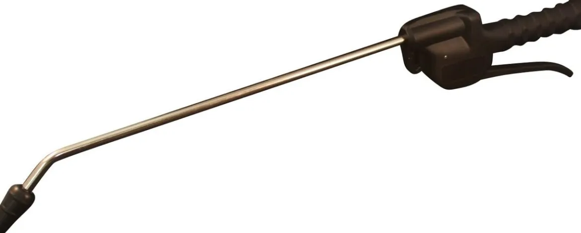 Milton S177 1/4" NPT Pistol Grip Blow Gun with 11" Bent Nozzle