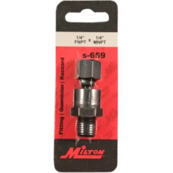 Milton S659 1/4" NPT Swivel Hose Fitting