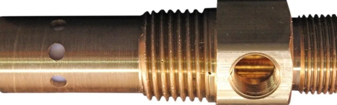 Milton S1091 Tank Check Valve 1/2" NPT, 3/8"M Comp.