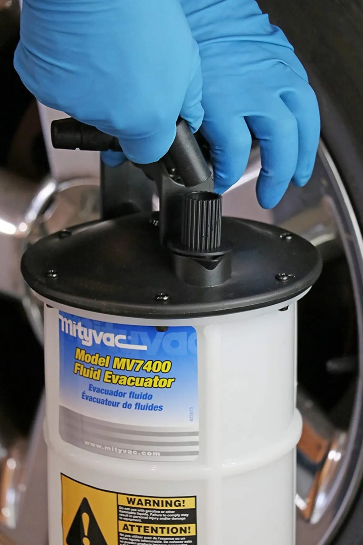 Mityvac Manual Fluid Evacuator, Large Capacity, 7.3 Liters (MV7400)