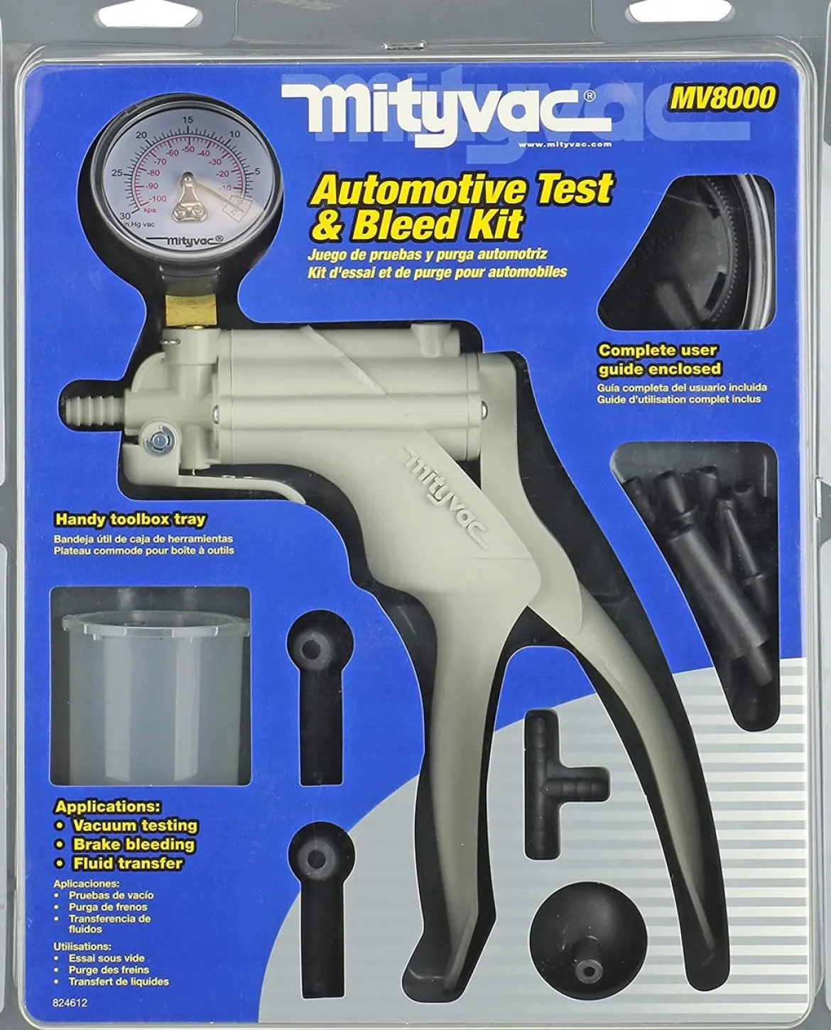 Mityvac MV8000 Automotive Vacuum Test & Bleed Kit (MV8000)
