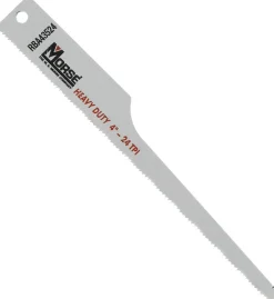 M.K. Morse RBA43524T05 24 TPI Air Saw Blade (5 Pack), 4" X 1/2" X 0.035"