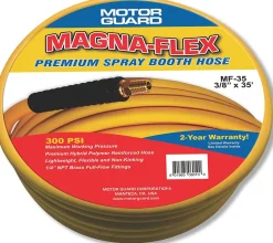 Motor Guard MAGNA-FLEX PREMIUM SPRAY BOOTH HOSE 3/8" I.D. x 35' Long w/ Full-Flow Fittings (MF-35)