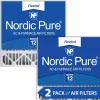 Nordic Pure 20x20x5 (4 3/8) Honeywell/Lennox Replacement MERV 12 Air Filters 2 Pack (20x20x5HM12-2)