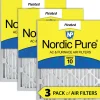 Nordic Pure 24x30x2 Pleated MERV 10 Air Filters 3 Pack (24x30x2M10-3)
