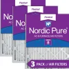 Nordic Pure 24x24x2 Pleated MERV 8 Air Filters 3 Pack (24x24x2M8-3)