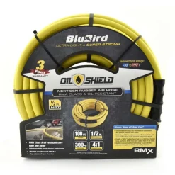 OilShield Rubber Air Hose Assembly, 1/2" x 50'-100' (OS1250/OS12100)