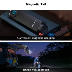 Olight Arkfeld Pro Flat EDC Flashlight with LED Light UV and Laser