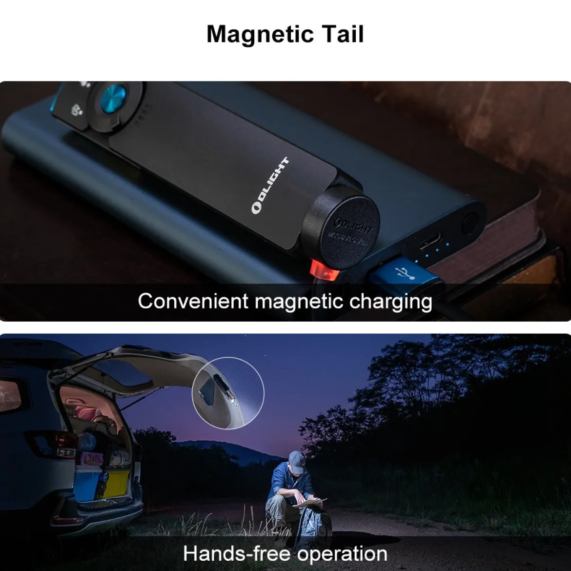 Olight Arkfeld Pro Flat EDC Flashlight with LED Light UV and Laser