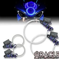Oracle Lighting 2006-2007 Suzuki GSX-R 1000 LED Motorcycle Headlight Halo Kit (2612-330)