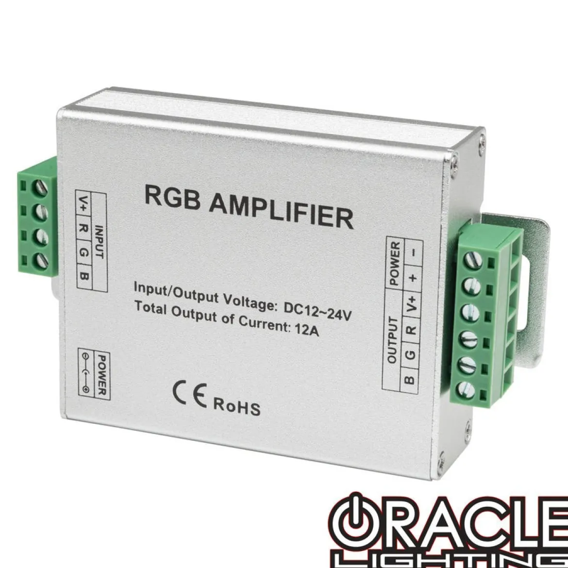 Oracle Lighting 12A RGB LED Amplifier - 12VDC Max Output 4A x 3CH (1605-001)