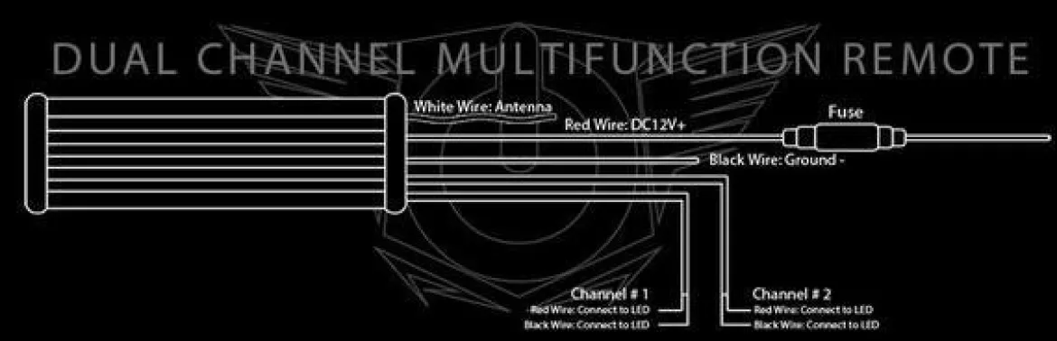 Oracle Lighting Dual Channel Multifunction Remote (1704-504)