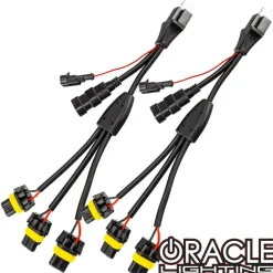Oracle Lighting Vector™ Euro Model H4 Replacement Headlight Wiring Harness Pair (5831-504)