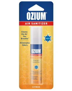 Ozium OZ-62 Smoke & Odor Eliminator Car & Home Air Sanitizer, 0.8oz Spray Citrus