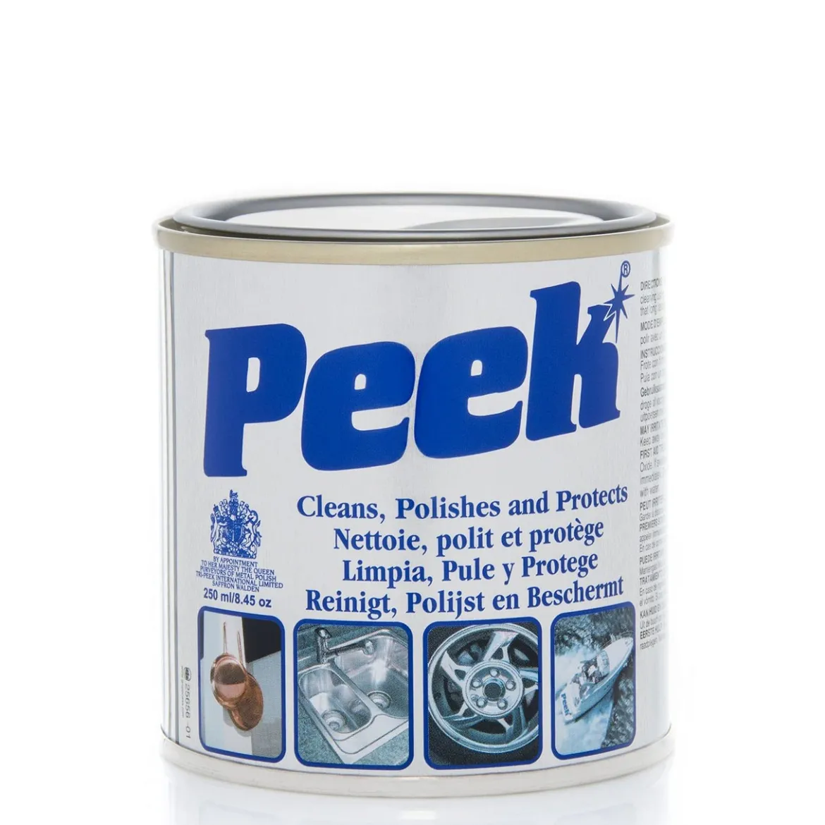 Peek Polish, Aluminum And Chrome Metal Polish - 250Ml (9.83 Oz) Can (33007)