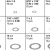 Performance Tool W5201 270 Pc Hnbr O-Ring Assortment