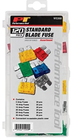 Performance Tool W5368 ATO Fuse Assortment - 120 Piece