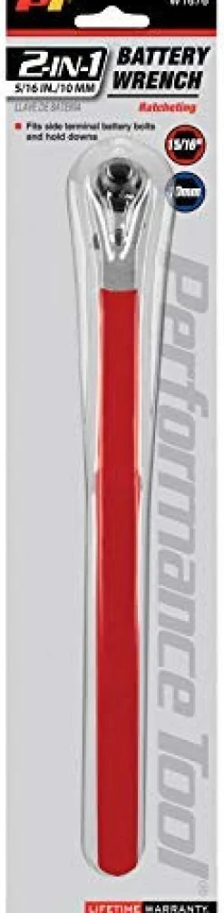 Performance Tool W1676 2-in-1 Battery Terminal Wrench