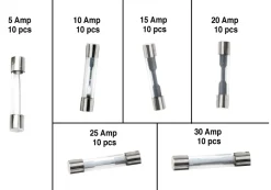 Performance Tool W5375 60pc AGC Glass Fuse Assortment