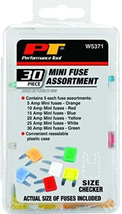 Performance Tool W5371 30-Piece Mini Fuse Assortment