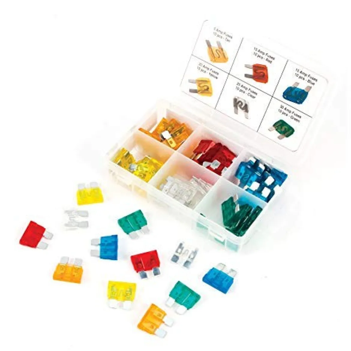 Performance Tool W5373 60-Piece Standard Fuse Assortment