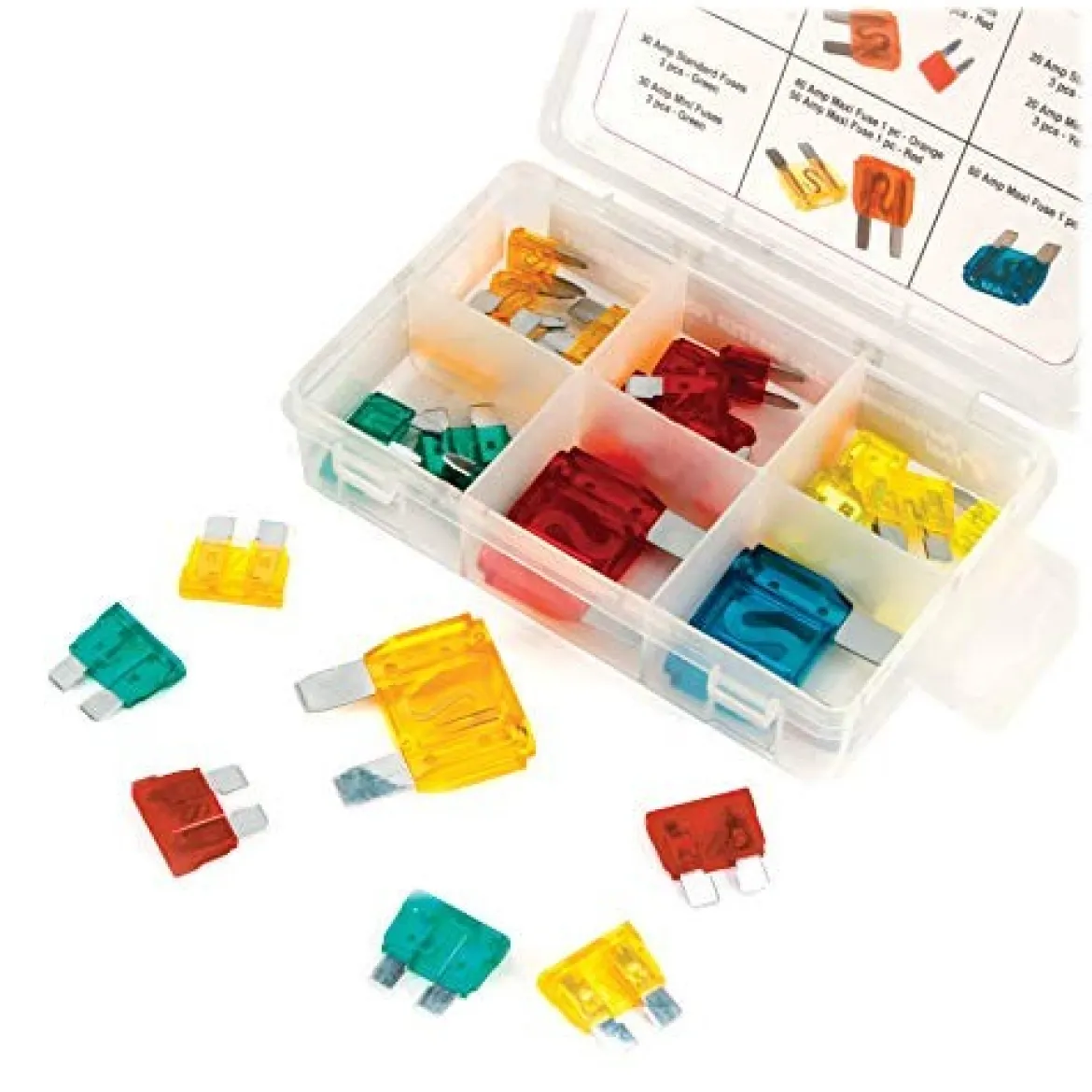 Performance Tool W5370 33-Piece Master Fuse Assortment , black