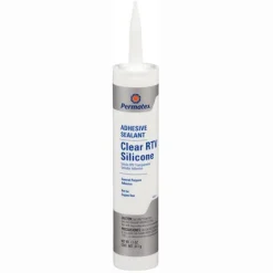 Permatex Clear RTV Silicone Adhesive Sealant 11 oz General-Purpose (80855)