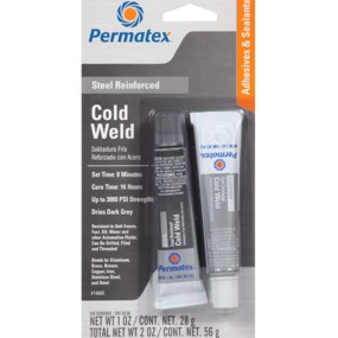 Permatex Cold Weld Bonding Compound Two-Part Adhesive System 1 oz (14600)
