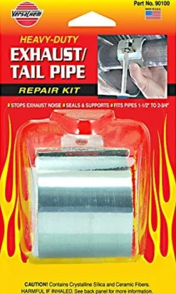 Permatex Exhaust and Tail Pipe Repair Kit with Adjustable Size (90100)