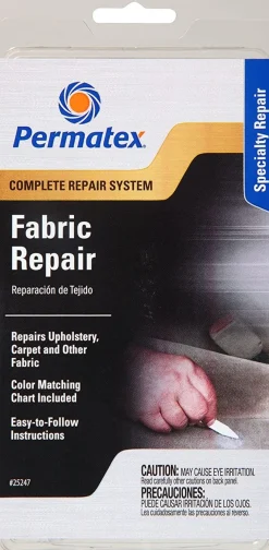 Permatex Fabric Upholstery Carpet Clothing Furniture Repair Kit (25247)