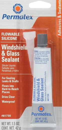 Permatex Flowable Silicone Windshield and Glass Sealer 1.5 oz (81730)