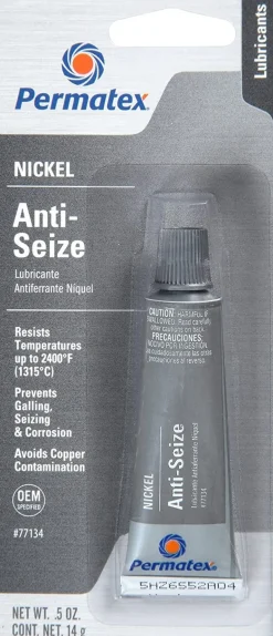 Permatex Nickel Anti-Seize Lubricant Protects Metal Parts 0.5 oz Tube (77134)