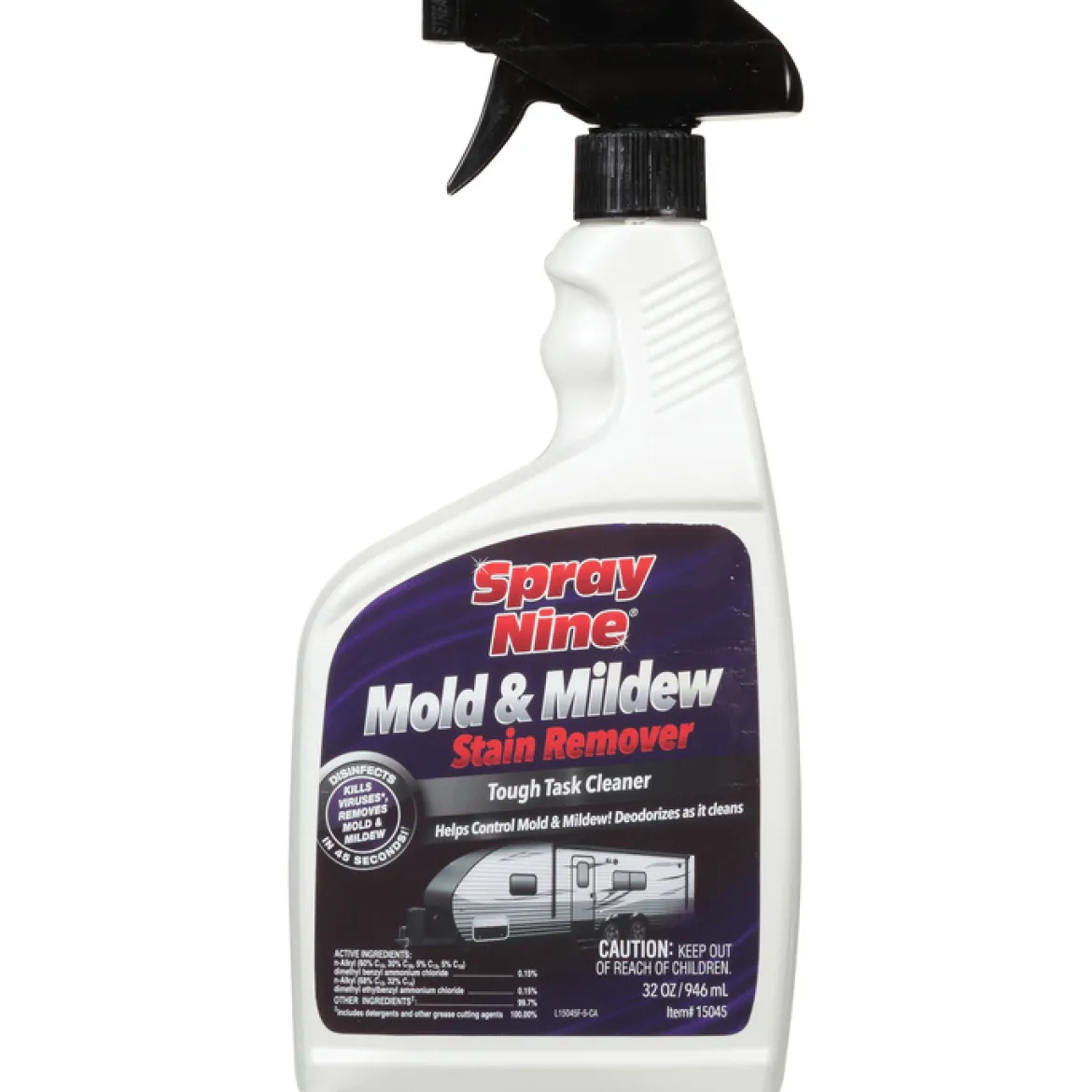 Permatex Spray Nine Mold and Mildew Spray Cleaner 32 oz Bottle (15045)