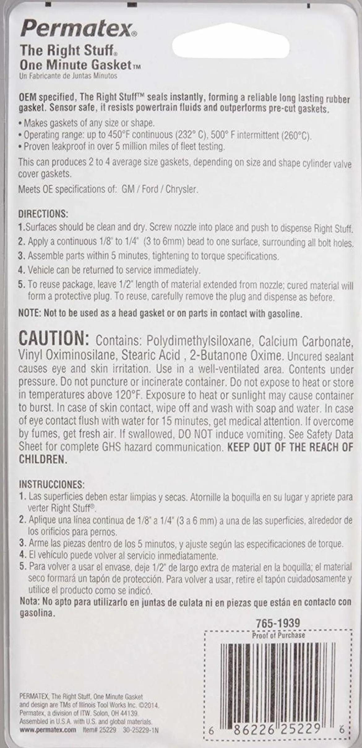 Permatex The Right Stuff 1 Minute Gasket Maker Black Elastomeric Gasket 3 oz (25229)