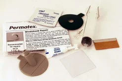 Permatex Windshield Repair Kit for Bullseye Damage up to 1 1/4 Inch (09103)