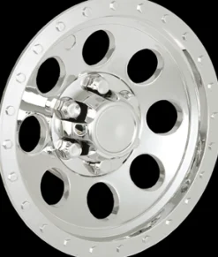 Phoenix USA 12" 8 Hole Beadlock Style ABS Chrome Wheel Cover (QT12CHB)