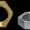 Phoenix USA 1-3/8" ID x 1-5/8" Hex Jam Nut Left Thread (PN6256RJN)