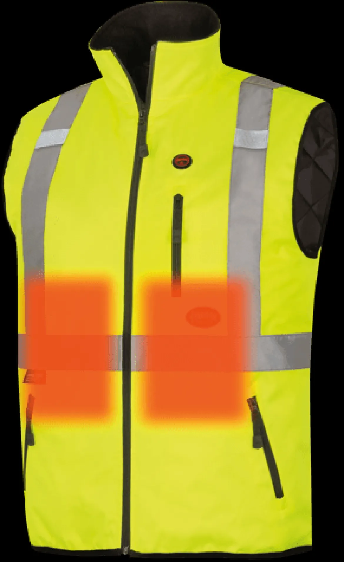 Pioneer Safety Hi-Vis Yellow Heated Safety Vest (V1210260U)