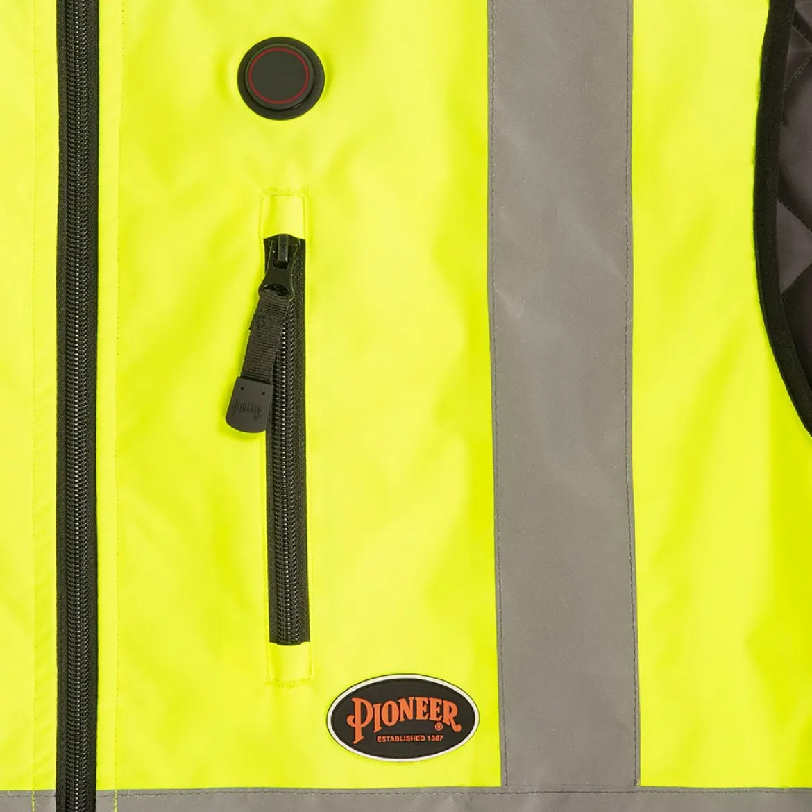 Pioneer Safety Hi-Vis Yellow Heated Safety Vest (V1210260U)