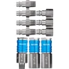 Plews 1/4" Body, T6 Aluminum 'Hi Flo' Plug And Coupler Set, 10 Piece (13-907)