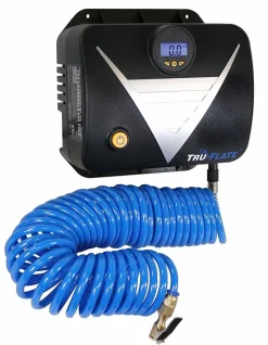 Plews 16-250 Tru-Flate Tank Less Wall-Mount Garage Inflator Gauge with 25' Hose