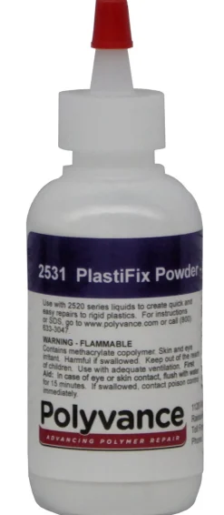 Polyvance Plastifix Powder, Small, 2 Fl Oz (59 Ml) White (2531)
