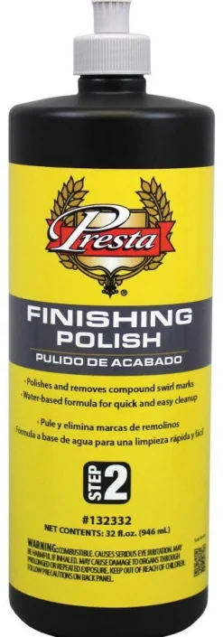 Presta 132332 Shopline Finishing Polish #2, Quart